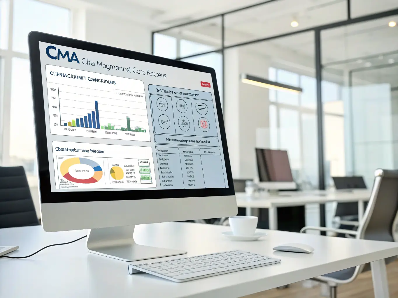 An image representing CMA data preparation, with a focus on accuracy and compliance with Indian financial regulations.
