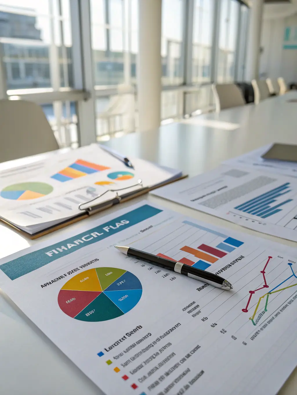 A strategic business plan document with charts and graphs, illustrating growth projections and financial forecasts for a Mudra Loan applicant.