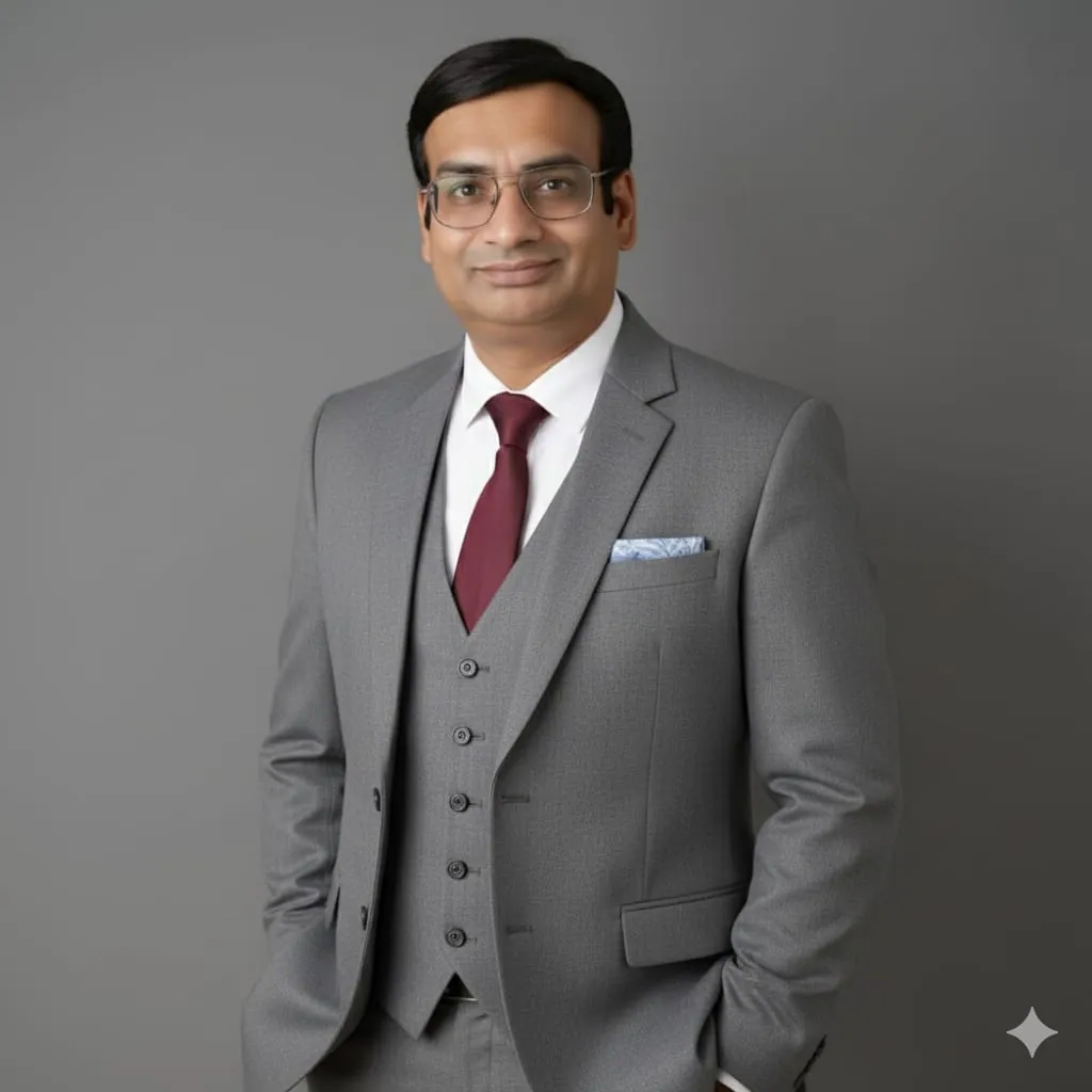 Chartered Accountant CA Manish Gugliya, Ratlam-based finance and project report consultant, formal business portrait